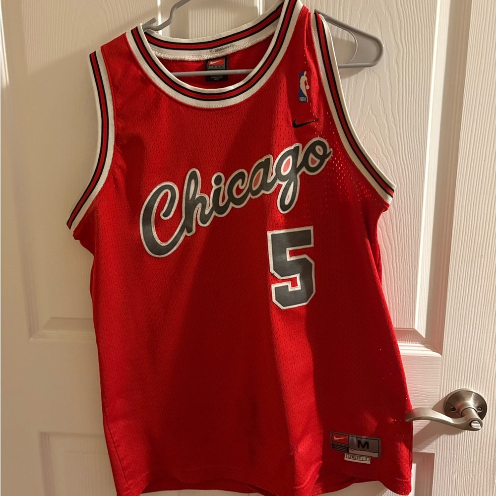 Vintage Nike Jalen Rose Chicago Bulls Jersey